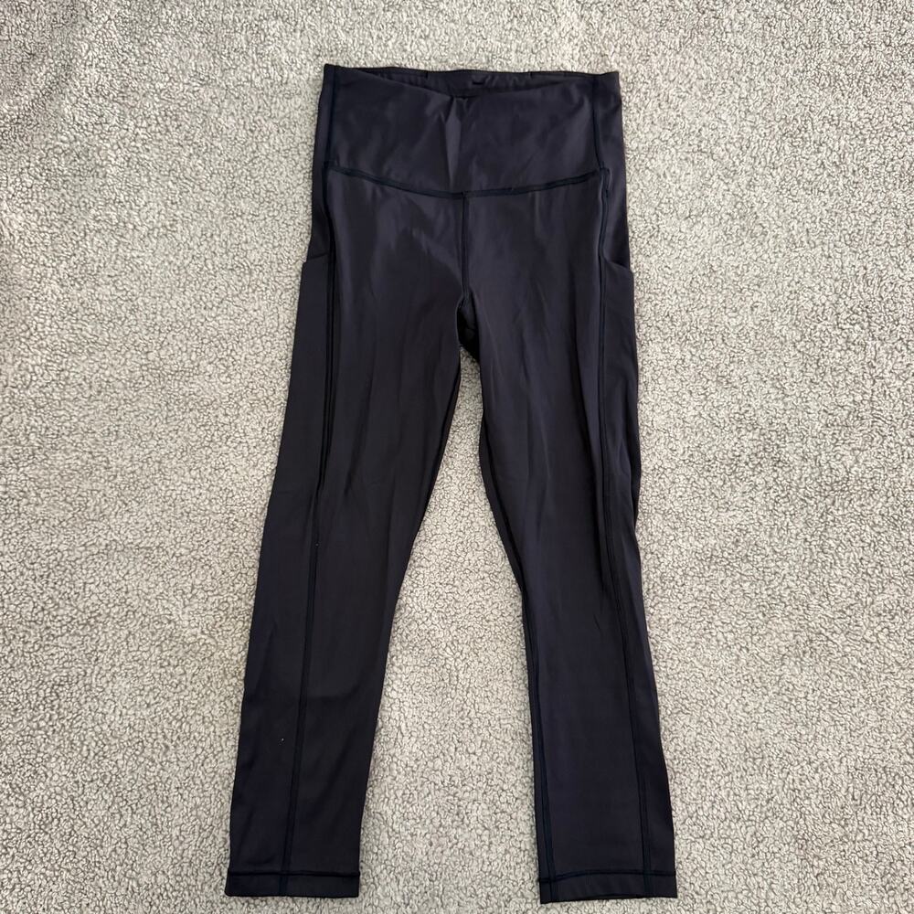 Athleta Ultimate Stash Pocket Capri Leggings Black XS High Rise 21” Pockets